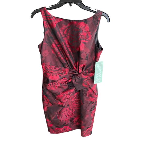 Jones New York Dresses & Skirts - Jones New York Black Red roses whimsy office siren sleeveless dress NWT 10